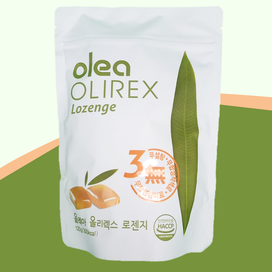 올레아 올리렉스 로젠지 로렌지 캔디 30개 좋은 사탕 프로폴리스 디 목에 목캔디 : 컬러포