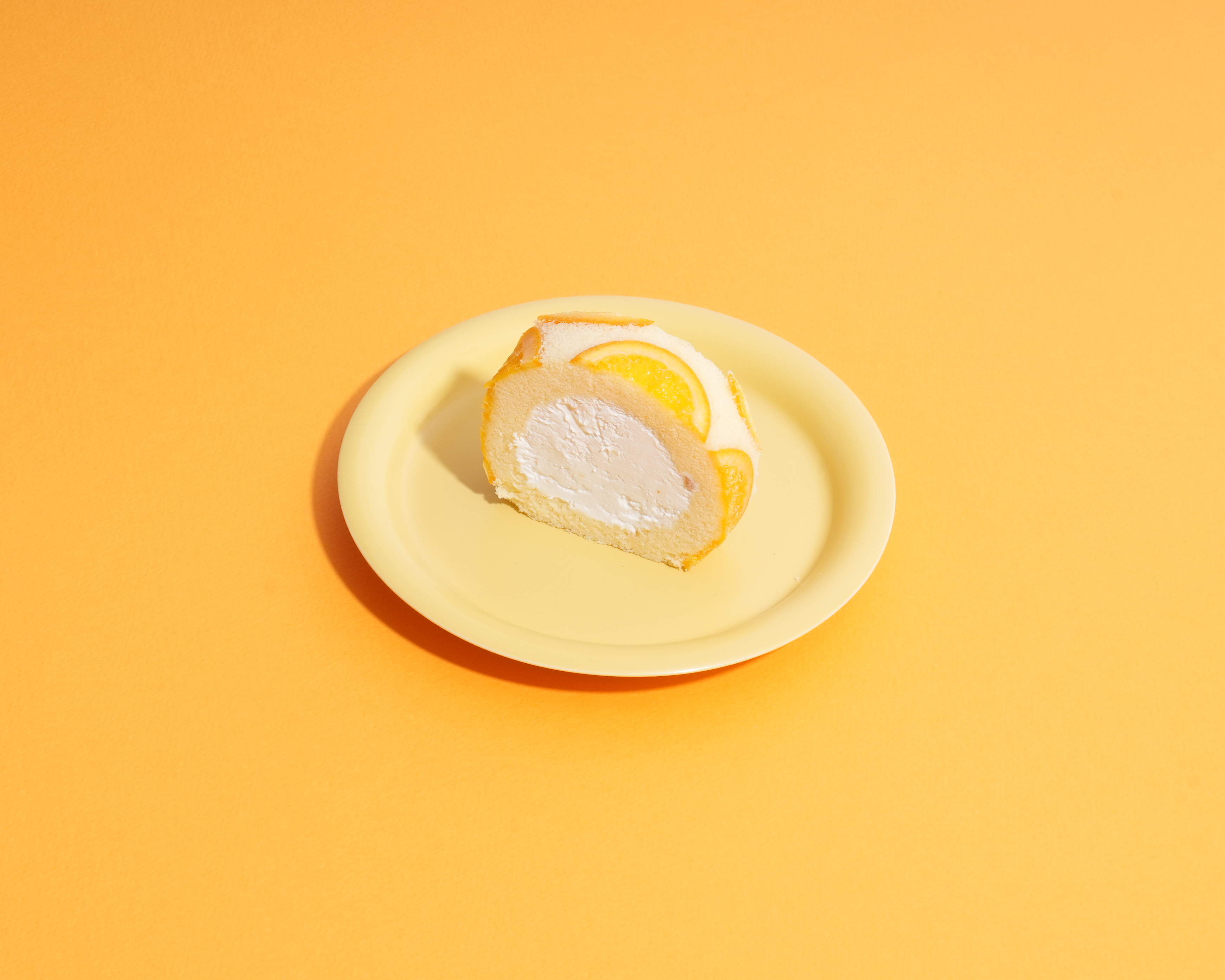 [신키네도] 오렌지 롤 케이크 하프 175g, 오렌지 과육을 듬뿍 넣은 일본 고급 디저트 : 신키네도코리아