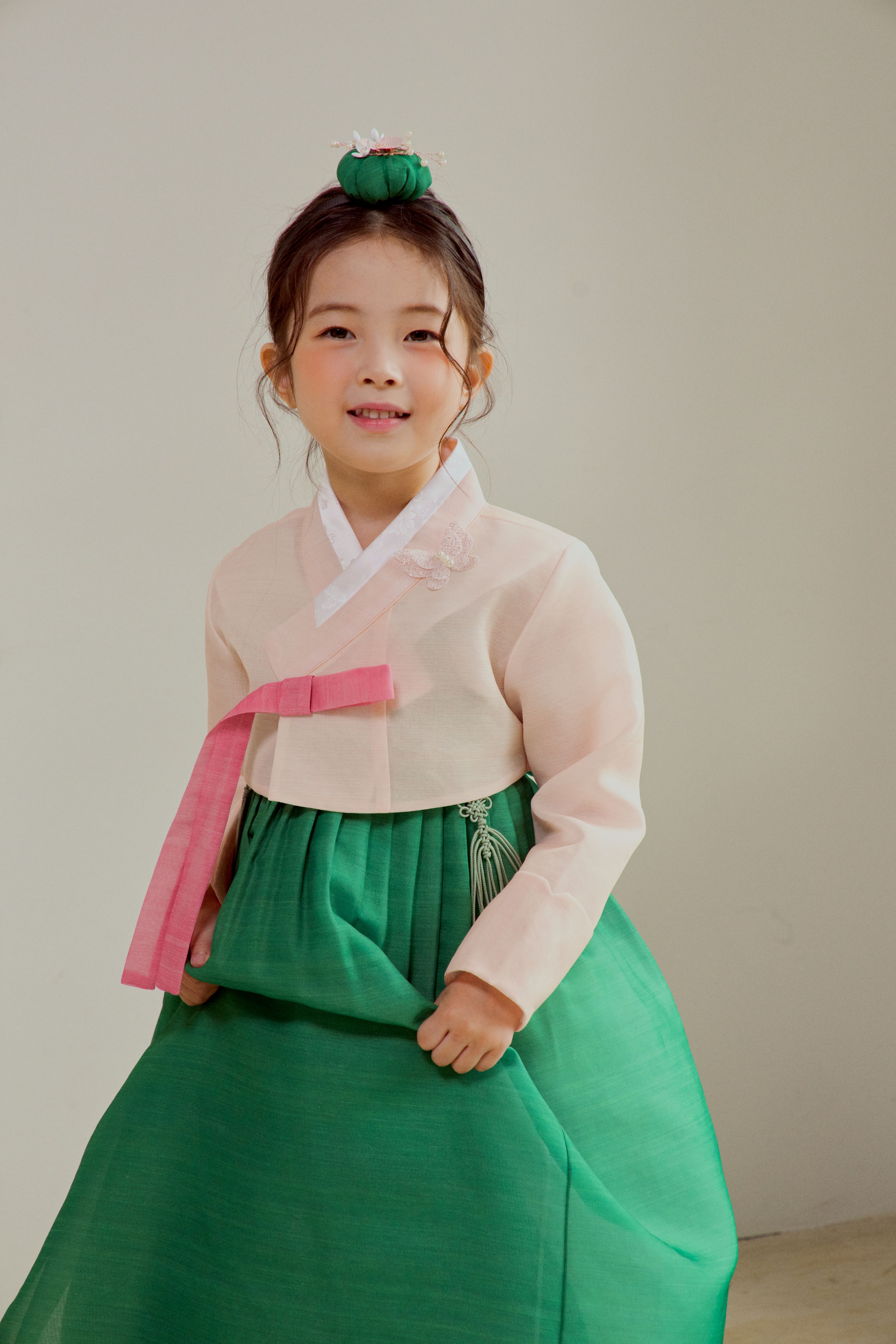 [아동한복] 프리미엄 여아한복 에메랄드(주문제작 4~7일 소요) : 예화한복 행복을입는날