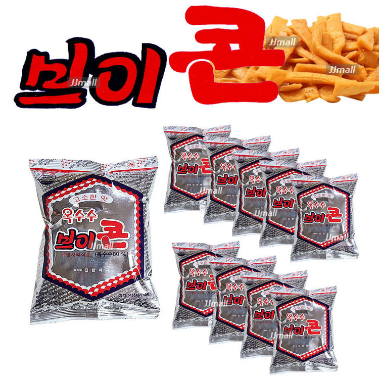 대 브이콘 10봉 100g 과자 스낵 주전부리 여행 캠핑 학교 학원 사무실 탕비실 간식 추억의과자 레트로 식품 : 제이제이몰JJ