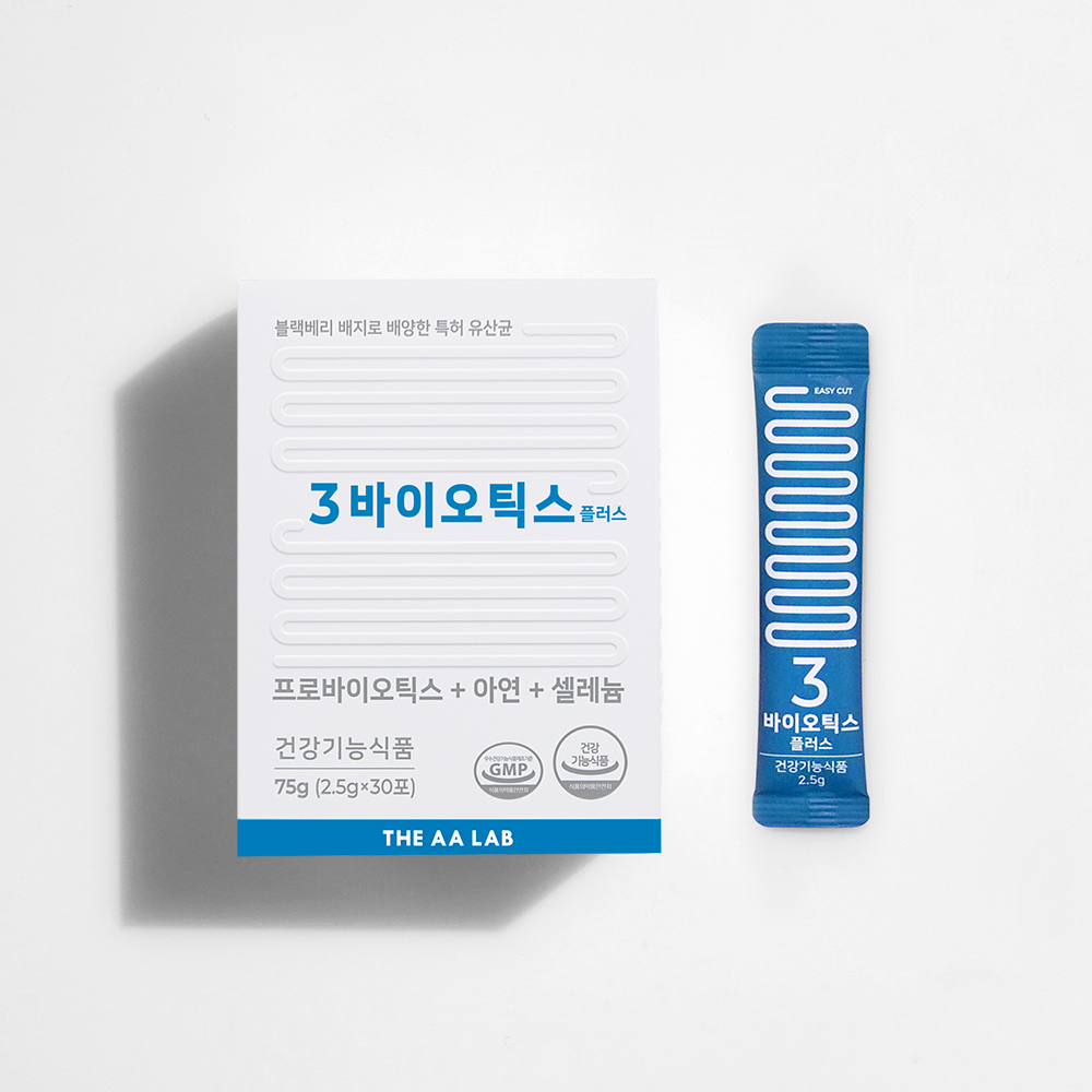 3바이오틱스 플러스 (3BIOTICS+) 1 BOX : 더에이에이랩