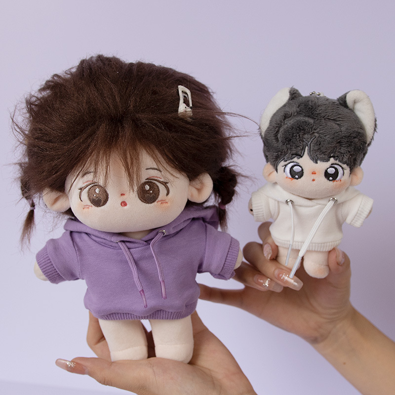티니숲속 10cm 20cm 인형옷 코튼 후드티 무속성 솜인형 : 티니숲속
