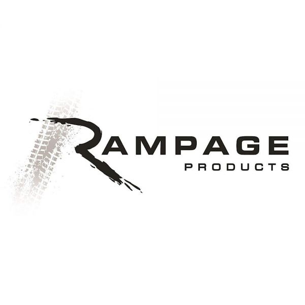Rampage 윈드브레이커 | 비닐, 투명 창이 있는 블랙 다이아몬드 색상 | 990035 | 2007 - 2018 지프 랭글러 JK 2도어 및 4도어에 적합... 