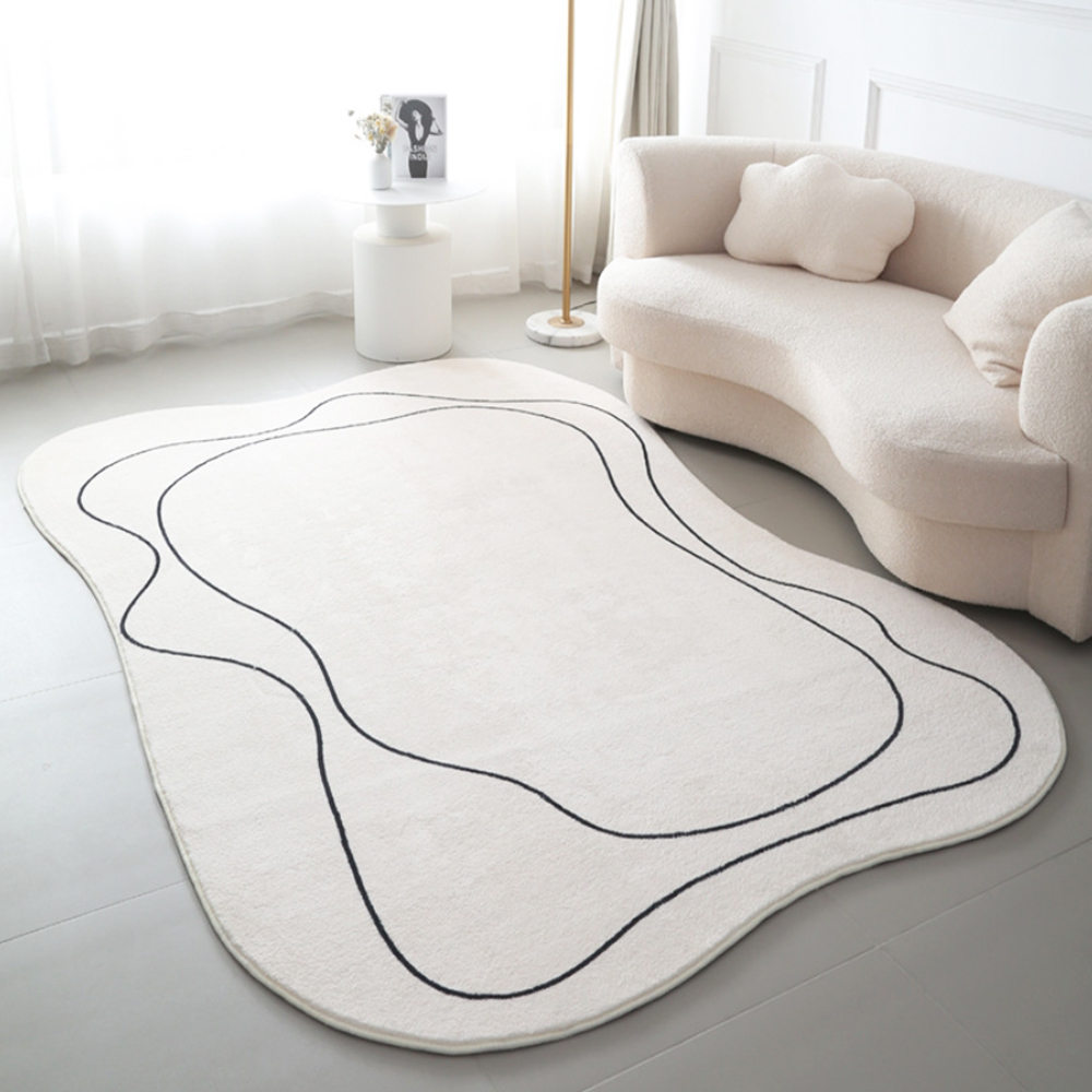 북유럽 거실 카페트 거실패드 특대형 매트 러그 82번 LINE, 200x300cm : HOMEMADE