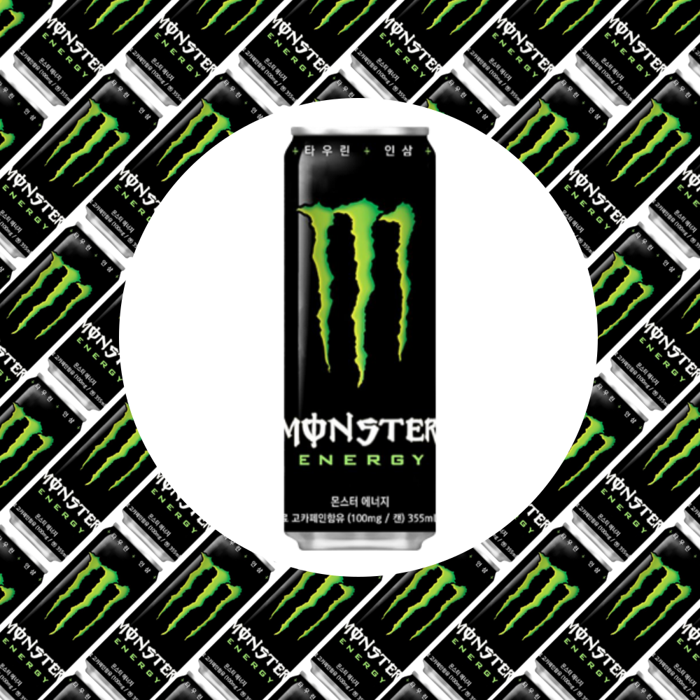 코카콜라음료 몬스터 에너지 그린 355ml x 48개 : 모퉁이스토어