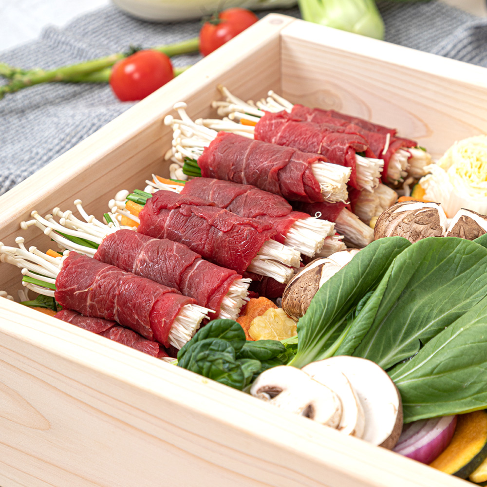 인덕션겸용 편백나무 찜기 2단 야채 찜냄비 찜솥 샤브샤브 사각 고기 전골찜기 : 매일주방