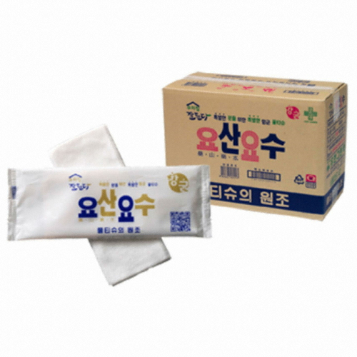 유한그린텍 업소용물티슈 요산요수 물티슈 리필형 개별포장 400매 : 월드원