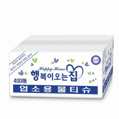 행복이오는집 업소용물티슈 물티슈 리필형 개별포장 800매 : 월드원