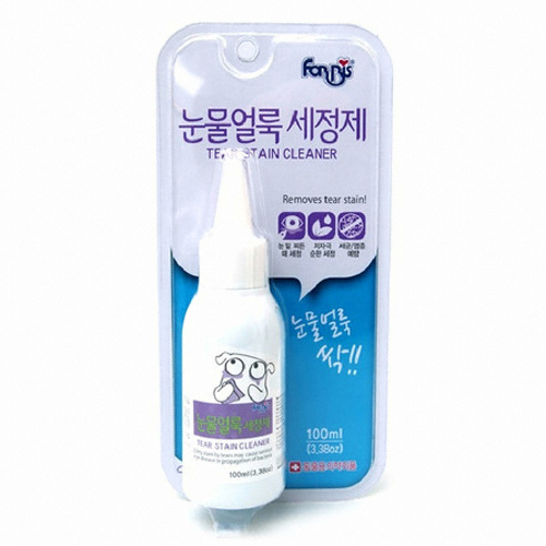 포켄스 강아지고양이겸용 포비스 눈물 얼룩 세정제 눈물자국 저자극 100ml : 월드원