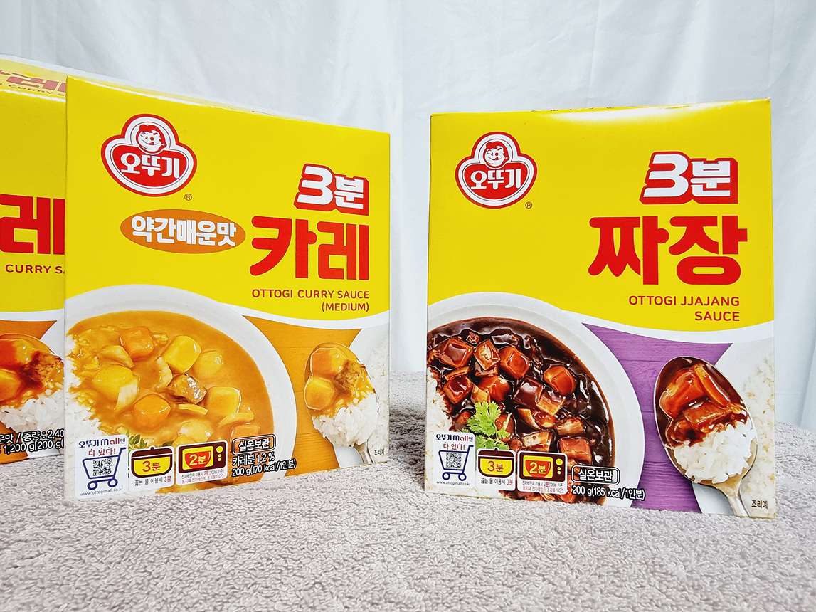 오뚜기 3분카레 약간매운맛 12입+3분짜장 6입 코스트코 대용량 : 뉴욕편의점