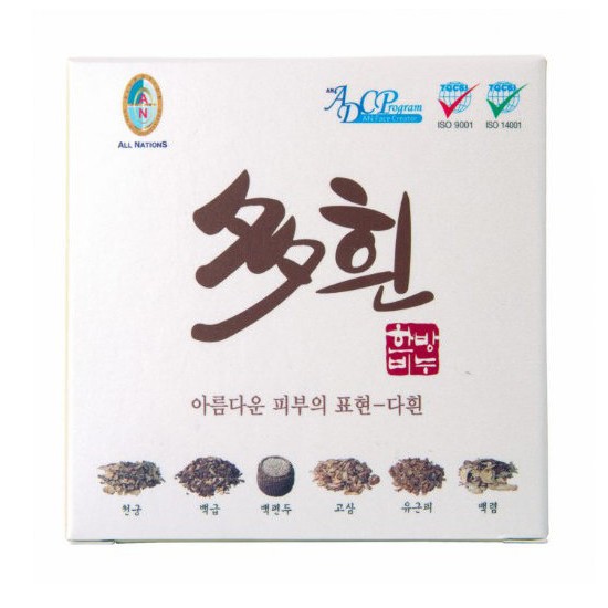 AN 비누 다흰 한방 100g 1개 : 월드원
