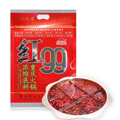 홍구구 훠궈 소스 샤브샤브 마라탕 마라샹궈 조미료 양념 대용량 400g : PM Global