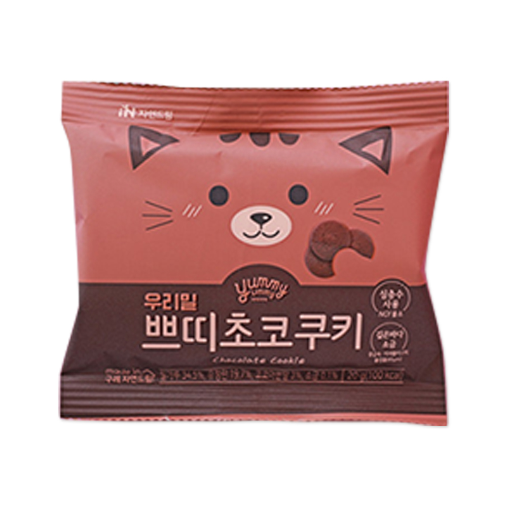 [자연드림] 쁘띠초코쿠키 500g (20g x 25개, 1박스) / 아기 간식, 어린이 간식, 어린이집 간식, 유치원 간식, 교회 간식, 학원 간식, 단체 간식... 