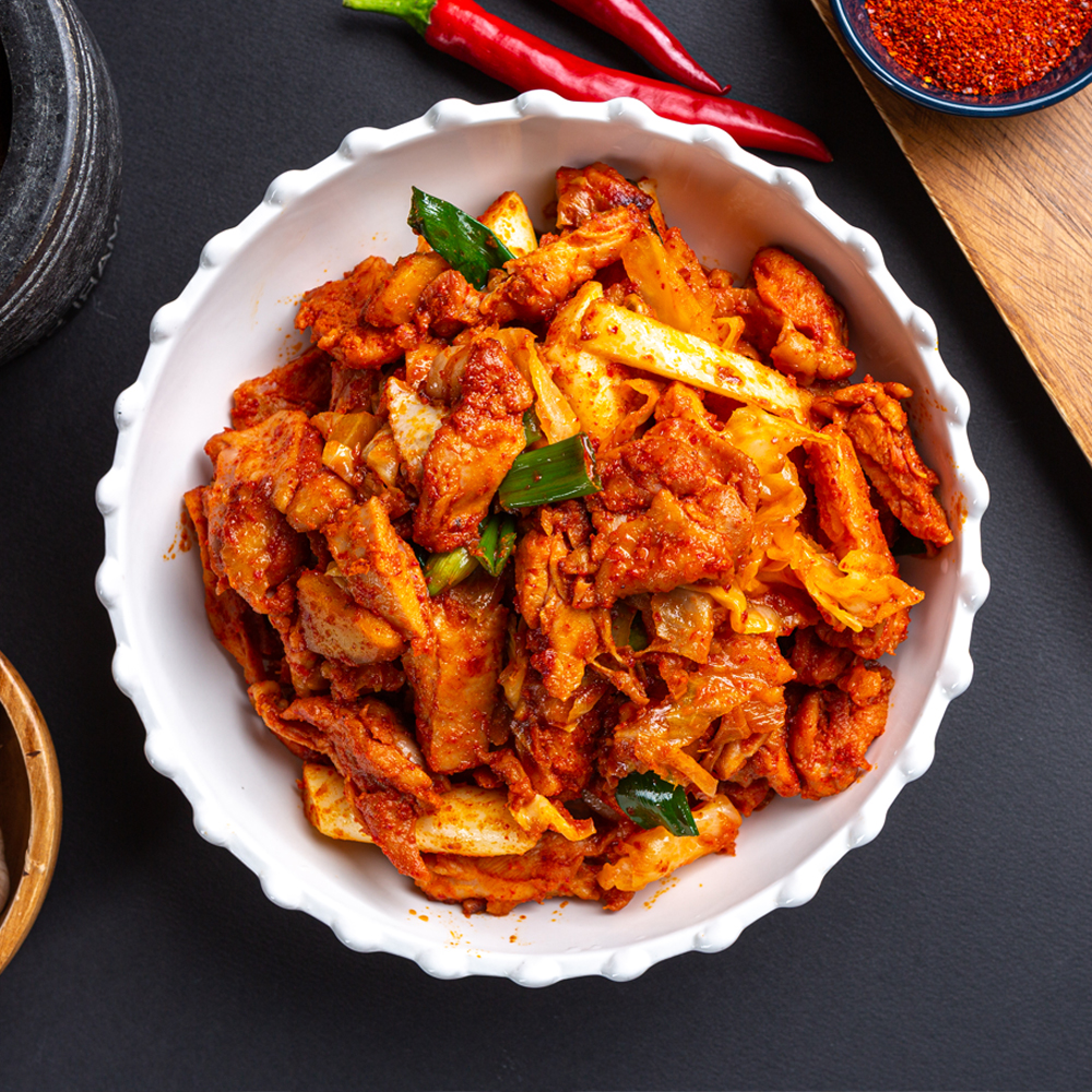 춘천 형제 양념닭갈비 1kg : 춘천형제닭갈비