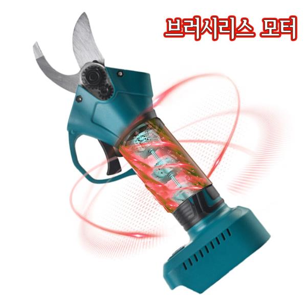 브러시리스 무선 전기 전정 가위, 과일 나무 분재 전정, 2.1 m 익스텐션 폴 배터리 포함, 6 인치 전기톱, 전동가위 ,전지가위 충전식 : 구매모빌리티