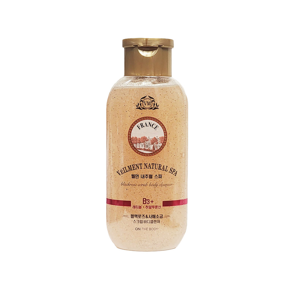벨먼 내추럴스파 블랙로즈 사해소금 바디워시 200ml : 라이프맘