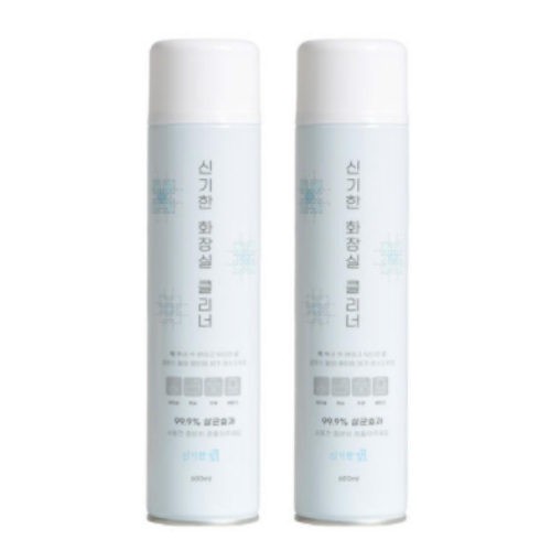 메디미플러스 욕실청소세제 신기한 화장실 클리너 600ml 거품형 본품 2개 : 가성비 가심비 mall