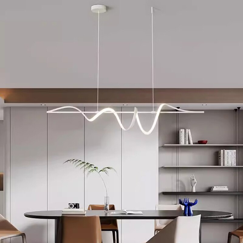 DIY 모던 LED 펜던트 조명 램프 테이블 다이닝 룸 주방 바 서스펜션 디자인 광택 조명기구 : 이티몬