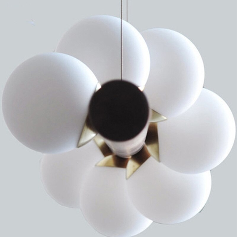LED 긴 나무 펜던트 조명 현대 유리 볼 샹들리에 아트 디자인 조명기구 식당 조명용 목재 G9 램프 : 이티몬