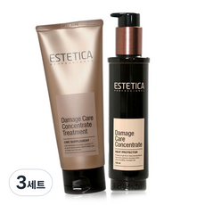 에스테티카 헤어케어세트 데미지 케어 컨센트레이트 에센스 120ml + 트리트먼트 200ml 3세트 : 가심비 마켓 가성비 정품