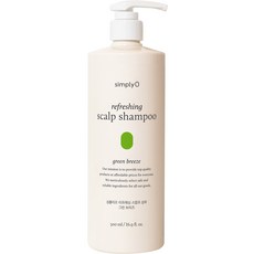 심플리오 일반샴푸 리프레싱 스칼프 샴푸 그린 브리즈 500ml 2개 : 가심비 마켓 가성비 정품