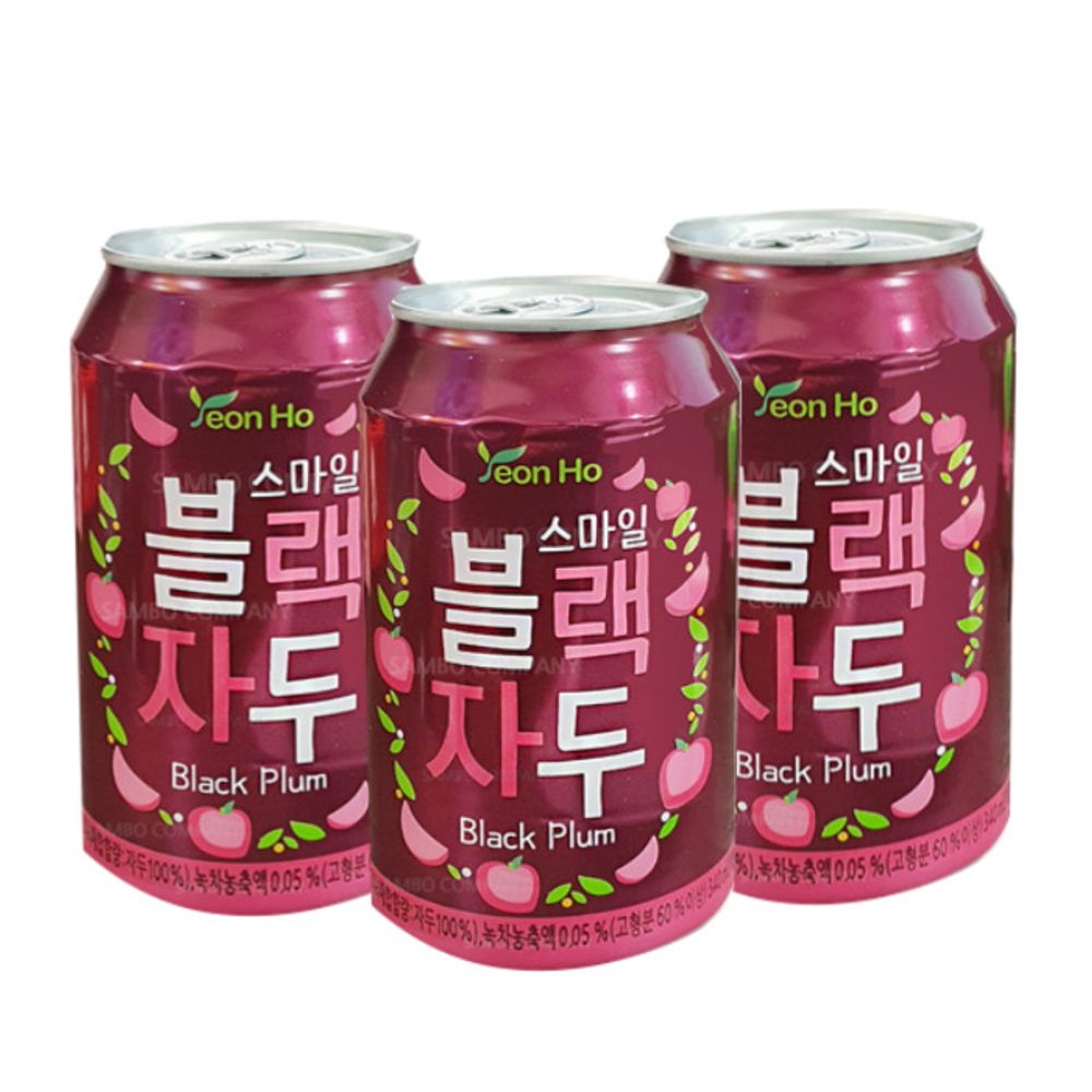 스마일블랙자두 블랙자두음료 340ml(3개) : 카페모카