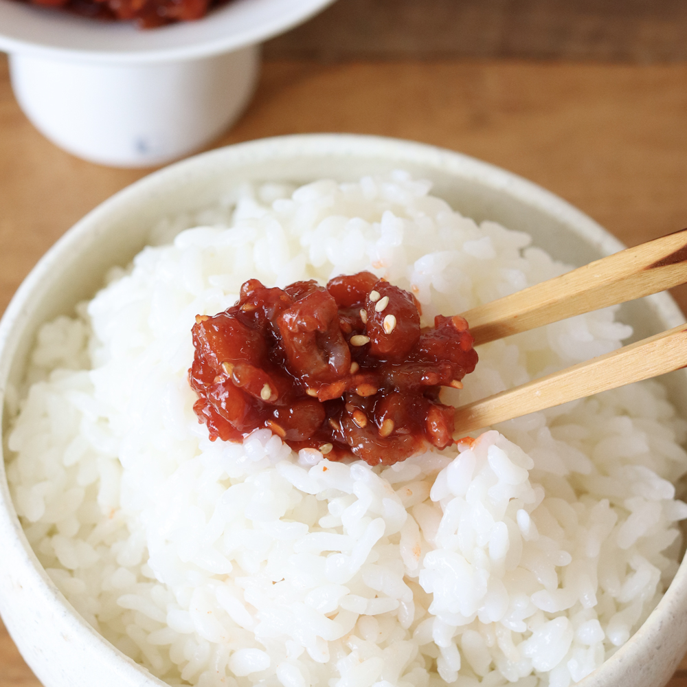 [낙지젓갈] 밥도둑 부드럽고 쫄깃한 식감에 아이들도 좋아하는 젓갈 별식 프리미엄 밑반찬 가게 다미온 배달 배송 간편식 : 다미온