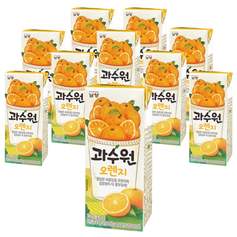 남양 과수원 오렌지 190ml 24개 : 고집샵