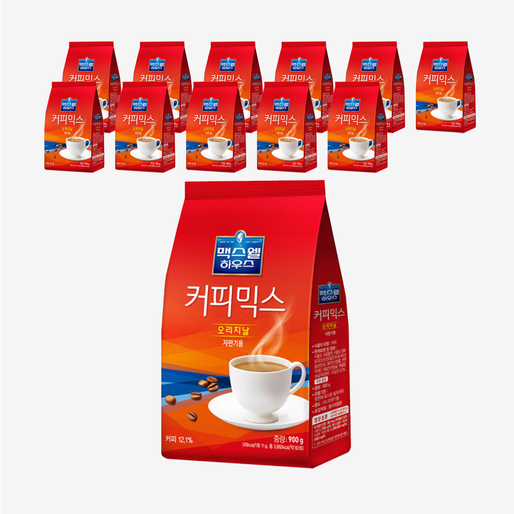 동서 맥스웰하우스 커피믹스 오리지날 (자판기용) 900g x 12개 한박스 : 닥터박의 선택