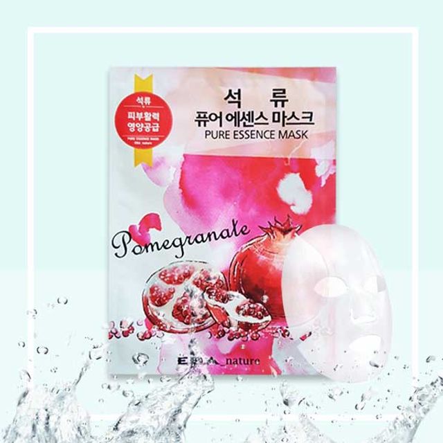 석류 마스크팩x10팩 수분팩 시트팩 수면팩 1일1팩 얼굴팩 남자 모공팩 피부진정팩 : 다팔자스토어05
