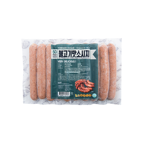미트벨리 불고기맛 소시지 소세지 1kg 냉동 : 다담 몰