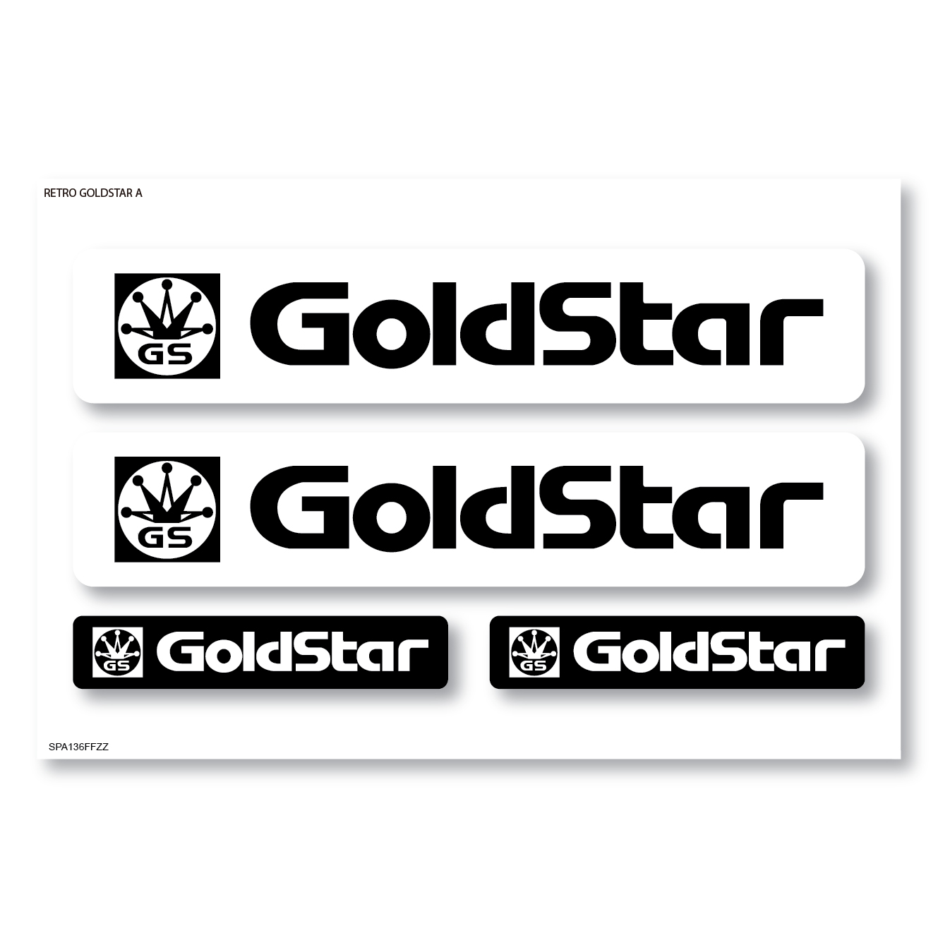 레트로 금성 로고 스티커SET GOLDSTAR : STEA DECALSHOP