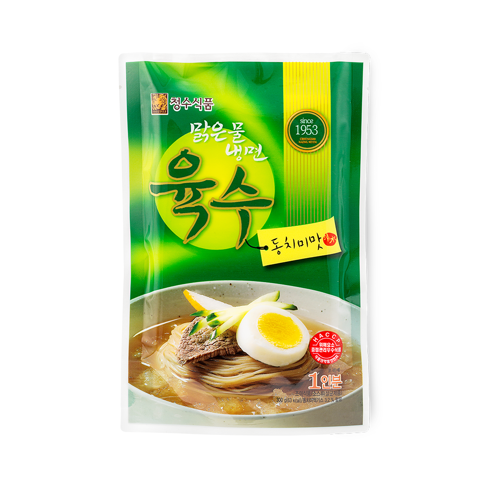 [청수식품공식스토어] 청수 맑은물냉면육수 / 동치미맛 300g : 청수식품