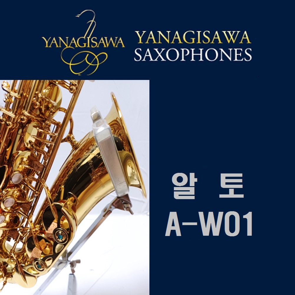 [중고] 야나기사와 알토 색소폰 A-WO1, AWO1 : 예진악기
