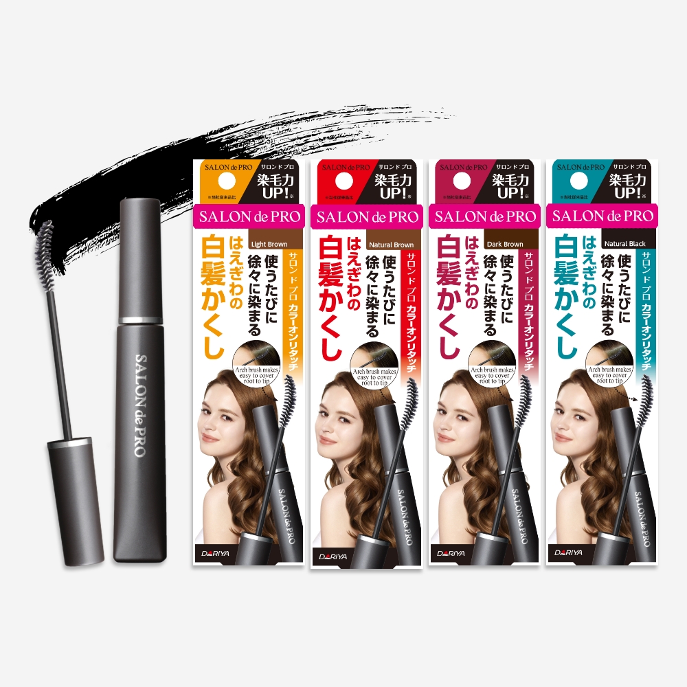 살롱드프로칼라온리터치 새치 헤어 마스카라 새치커버스틱 틴트 [일본판매1등] 15ml : 살롱드프로