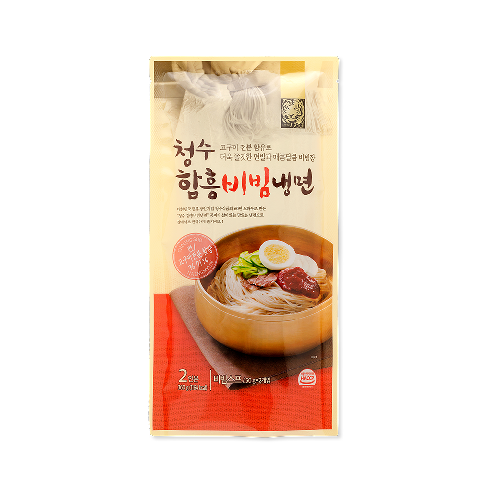 [청수식품공식스토어] 청수 함흥비빔냉면 360g : 청수식품