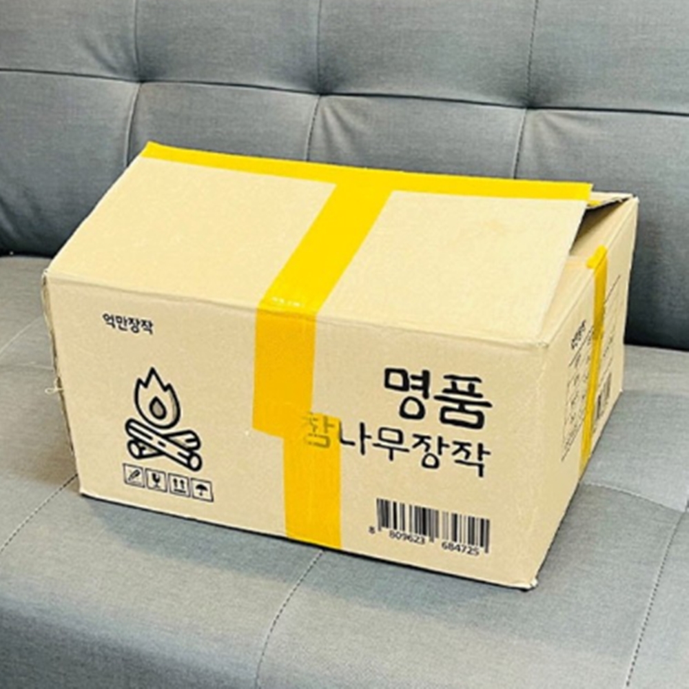 쪼갬목 캠프파이어 캠핑용 연료 참나무 장작 10kg : 네게브