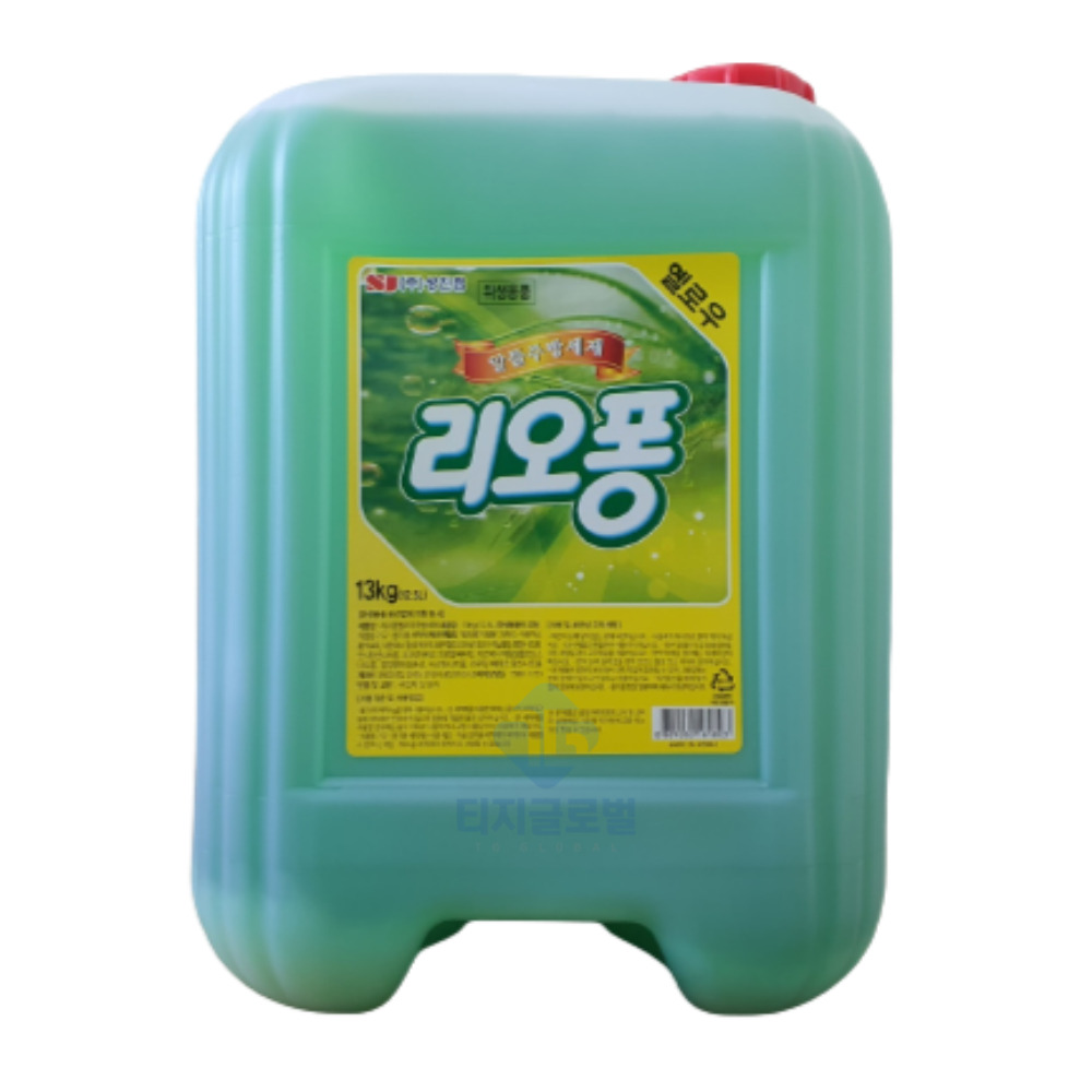 리오퐁 업소용 주방세제 13kg 말통 대용량 퐁퐁 : 주식회사 엘티물산