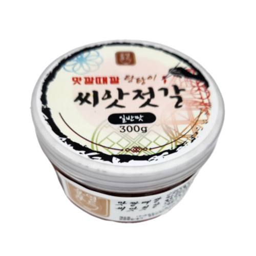 씨앗젓갈 일반맛 300g 저염 맛있는 매운 젓갈 국내가공 : 운영푸드