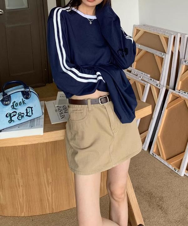 디오드 사이드 랍빠 롱슬리브 트랙 긴팔탑 : 어썸클로젯