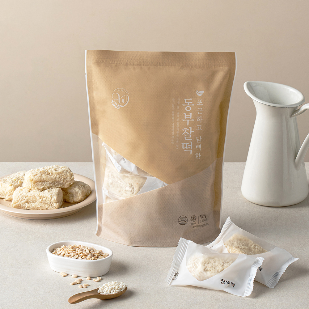 창억 동부찰떡 개별포장떡 500g : 창억떡