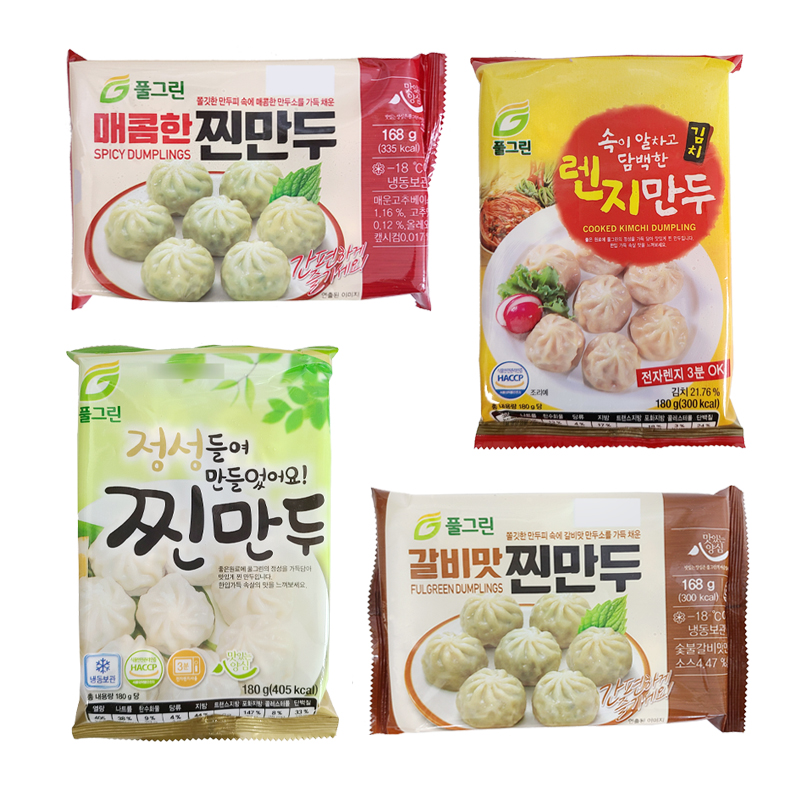 풀그린 찐만두 트레이 180g 모음 : 유명한푸드
