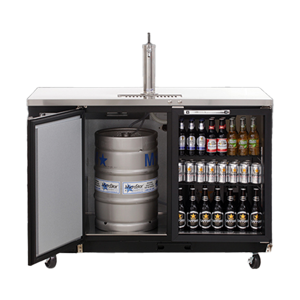 부성 맥주냉장고 B172BD-2RROC-E (BBG) 백바 업소용 생맥주 냉장고 케그쿨러 : 카페비앙코