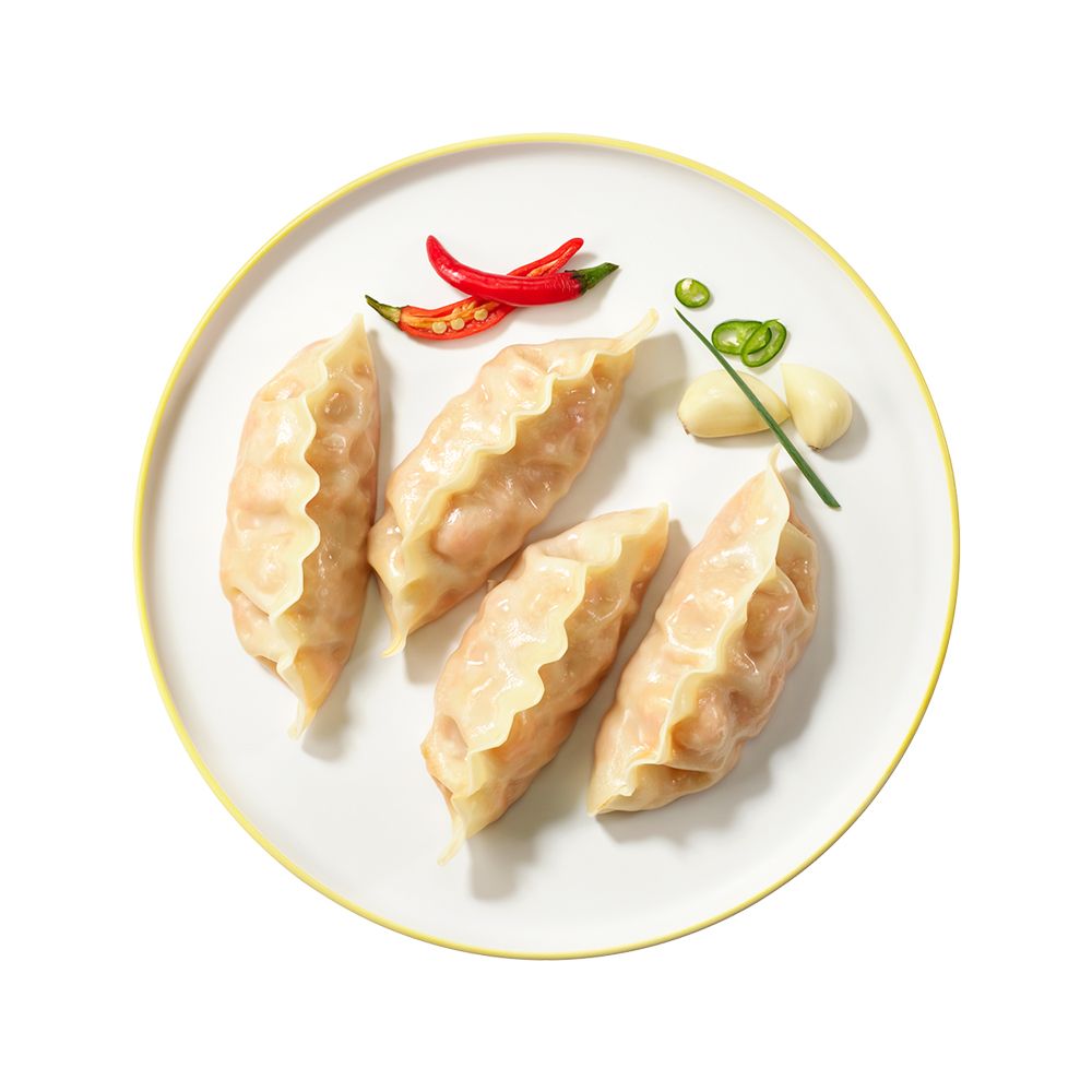 헤이밀 교자만두 고기3팩+김치3팩 (350g×6팩) : heymeal