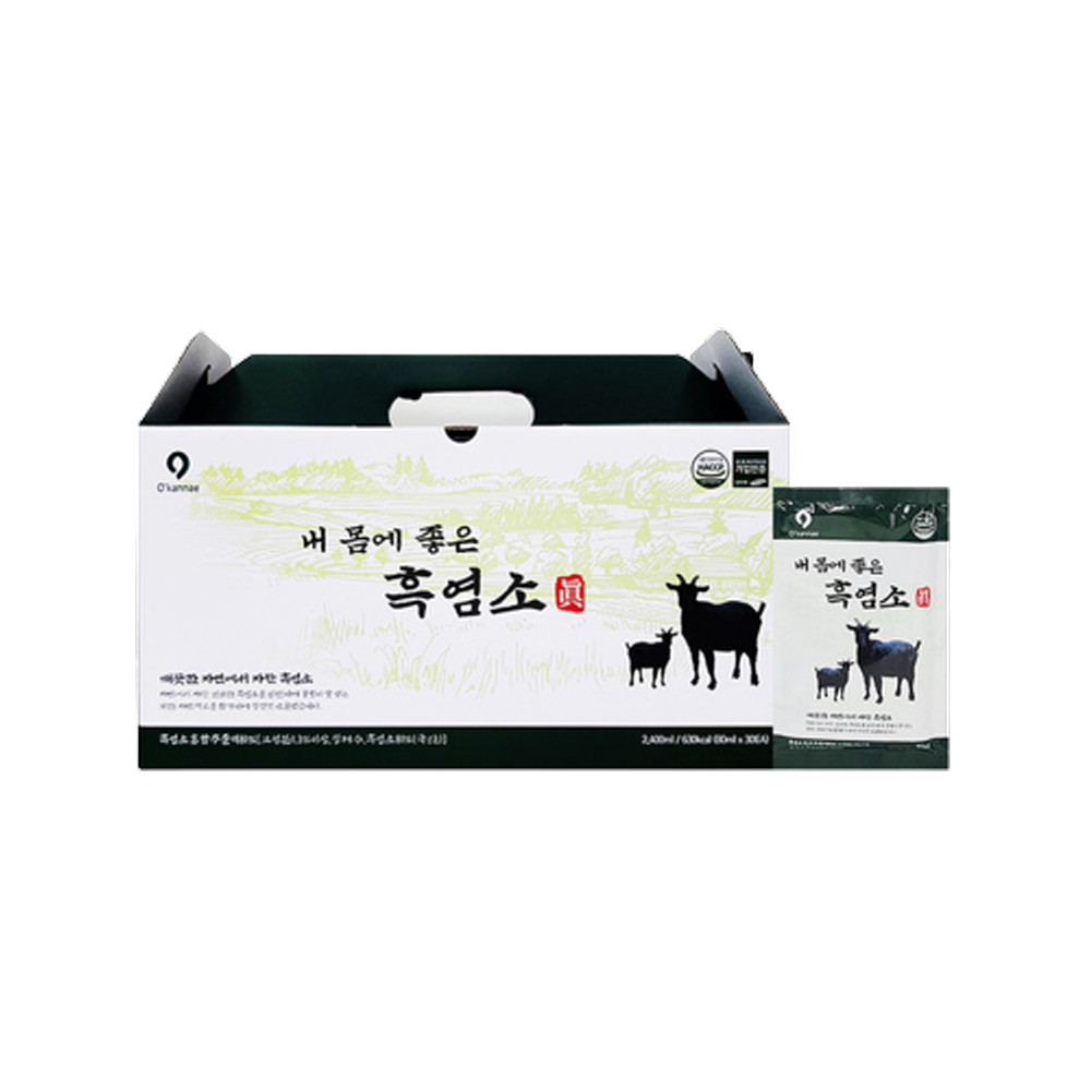 옻가네 - 내 몸에 좋은 흑염소 진 80ml x 30포 : 메가비즈
