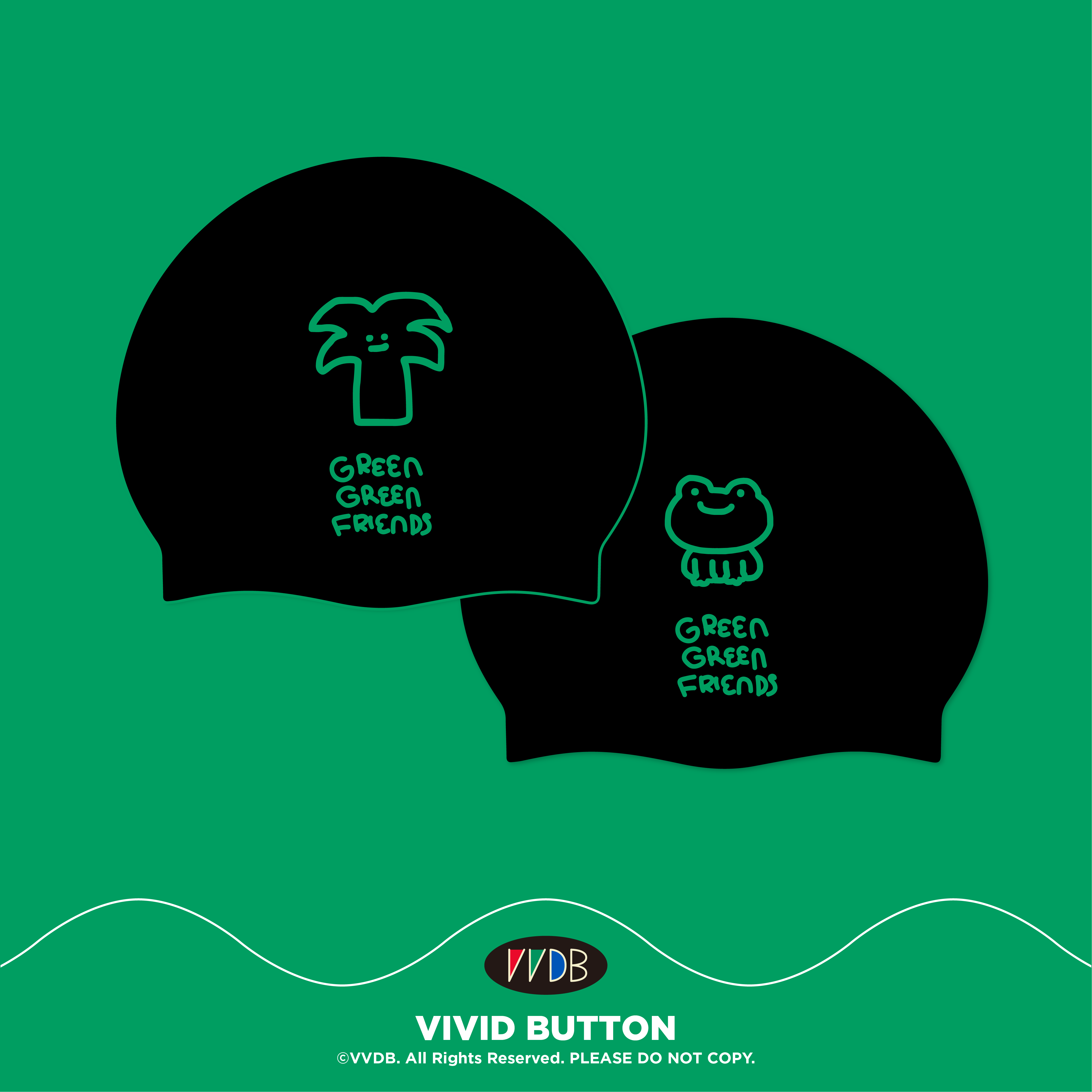초록친구들 : VIVID BUTTON