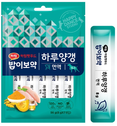 강아지 반려견 영양간식 습식 국내산 츄릅 하루양갱 7개입 : 집사들의 놀이터