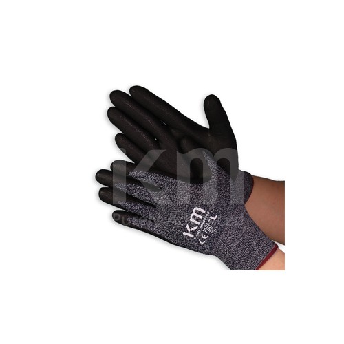 KM NBR COATING FORM GLOVE 산업용 작업 장갑 NAVY/BLACK : 크린큐플러스