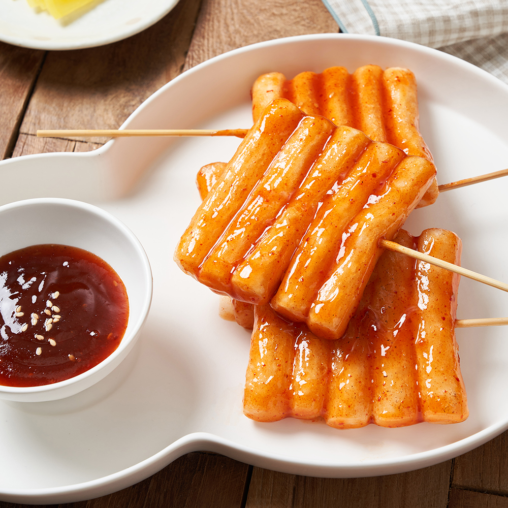 [2+1] 달떡볶이 쫄깃바삭떡꼬치 330g (총 3팩) 간식 떡꼬치밀키트 쌀떡꼬치 쌀떡 : LF Food