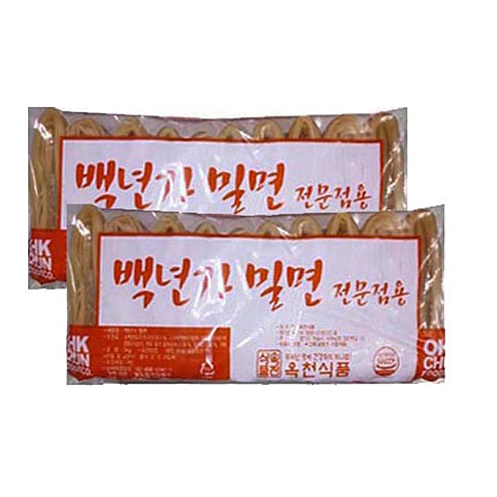 쫄면 옥천 국수 칡냉면 백년가 밀면-2kgx2개 업소 전문용 메밀냉면 : 수앤서마켓2